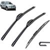 Autopixl Kit spazzole tergicristallo anteriore e posteriore compatibile con Mitsubishi Pajero Montero Shogun V60 00-06 Parabrezza Parabrezza 202016