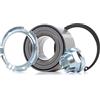 RIDEX 654W0132 Kit cuscinetto ruota Anteriore Sinistra Anteriore Destra Anteriore bilaterale con dado con anello sicurezza con anello sensore magnetico integrato con sensore ABS integrato