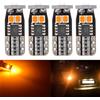 KaTur estremamente luminoso 450 Lumens T10 CanBus Error Free Lampadine a LED 3030 Chipset 194 168 175 2825 Car Interior Dome Map Side Marker Luci di targa di cortesia 6000K Ambra 12V (confezione da 4)