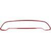 SQOFHFB Griglie anteriori radiatori Per Mini Per Countryman Per Cooper F60 2018-2024 Griglia Anteriore Con Cornice Decorativa In Rete ABS Griglia Paraurti Anteriore(Rosso)