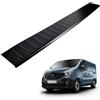 CHROMEMASTER| Protezione paraurti Posteriore | Compatibile con Renault Trafic 2 2014- | Acciaio inossidabile verniciato nero, opaco | Protezione paraurti protegge la vernice del paraurti dai graffi