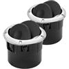 BGRVCKS Per Dacia Per Duster 2010 2011 2012 2013 2014 2015 2016 2017 8200212480 8200464605 Sfiato Aria Condizionata Auto Griglia anteriore auto(Nastro 2 pezzi)