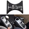 SHIFENG Adesivo Auto 3D Gel compatibile con Smart 451 Fortwo 2007-2014 per Pomello del Cambio Pannello Decorazione Decalcomania Emblema