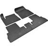 WALSER Tappetini in gomma DirtGuard su misura compatibile con Citroen Berlingo/Opel Combo E Tour/Life 06/2018-Oggi, Peugeot Rifter 09/2018-Oggi