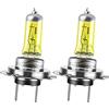 Ruiandsion 2pcs H7 alogena faro lampadina fendinebbia 100W 24V Giallo lampadine