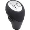 TRVQOT Pomello Leva Per Smart Per Fortwo 450/451 Per Smart Per Fortwo Per Roadster 452 Pomello del cambio automatico Pomello Cambio Auto(Silver Cover)