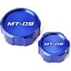 CCYYMOWOK Copertura Serbatoio Olio Fluido Freno Anteriore e Posteriore Moto Accessori Per Yamaha MT-09 MT09 SP 2021 2022 2023 2024 mt 09 tracer9gt (Blu)