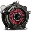 TOPRAMETAL Filtro aria per moto, filtro di aspirazione per turbina nera, per Harley Softail 1993-2015,2001-2007 DYNA TOURING ROAD GLIDE PRESE D'ARIA