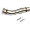 ZYOTRI Terminale Scarico Moto Per Ducati Per Scrambler Per 800 Per Monster Per 797 Tubo Collegamento Centrale Tubo Collegamento Marmitta Tubo Scarico Sezione Centrale Moto Scarico Terminale