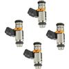 OTOZUM Iniettore Carburante Compatibile con Fiat per Punto per Evo 2009 2010 2011 2012 per Grand per Punto 1.2/1.4 8V per Linea 500 4 Ugelli Iniettori Carburante IWP160 77363790