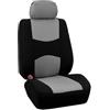 RVEVFBKBAL Protezioni Coprisedili Per Fiat Per Ducato(Grigio con nero 1 pz)