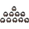Generic eGang Auto - Kit di riparazione attuatore frizione, dado esagonale, finitura in zinco, M12 x 1,25, 10 mm, 10 pezzi, per Toyota Corolla Yaris Auris