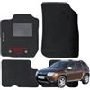 W-Parts Serie 4 TAPPETI - TAPPETINI in Moquette Neri per DACIA DUSTER 2010->2018-21cm