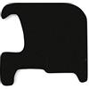 F-CORE Tappeto centrale (per il tunnel) camion compatibile per IVECO STRALIS 01.02-12.12 ACTIVE TIME ACTIVE DAY MANUAL NERO