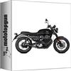 MOTOTOPGUN mivv 2 scarico omologato nocat ghibli inox nero compatibile con moto guzzi v7 iii 2017 2018 2019 2020 2021 2022 mototopgun