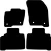 Kovvar Tappetini per Auto in Gomma Duogrip adatti per Ford S-Max 2015-2019 - Versione: 5 posti - Serie: DuoGrip Gomma