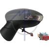 KREMER MAX MFD312-L Specchietto retrovisore esterno termico asferico per regolazione elettrica specchio ribaltabile/ripiegabile elettricamente Sx Compatibilità con FORD Fiesta Mk6 Hatchback JA8, JR8