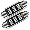 Ruiandsion - Luce LED per auto, 41 mm, colore: Blu festone Canbus senza errori, per interni a cupola, 4014, 12smd, 480 lm, 2,5 W, AC12-24 V, 2 pezzi