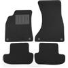 ASC Tappetini Auto Compatibili con Audi A5 Coupé 2007-2015, Moquette con Battitacco in Gomma