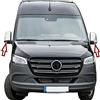 Recambo Tappi per specchi in acciaio inox, cromati, adatti per Mercedes SPRINTER W907, W910 | dal 2018 -