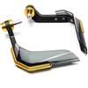 Honseadek Paramani per moto, in lega di alluminio lavorato a CNC per una maggiore durata, adatto per la maggior parte dei modelli, protezione antivento per manubri (BWQ-024-GOLDEN)