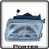 GSC RICAMBI SRL FARO FANALE PROIETTORE ANTERIORE LATO SINISTRO COMPATIBILE PER PIAGGIO PORTER 1300 16V FINO AL 2009 - PIAGGIO PORTER 1200 1400 DIESEL FINO AL 2008.