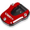 XSFIBHKM cavalletto laterale Ingranditore Piede Per MOTO GUZZI V85TT 2020-2022 Accessori Moto Moto Staffa Laterale Piastra Di Estensione Allargata Foot Pad