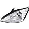 V-MAXZONE PARTS Faro sinistro compatibile con Ford Focus MK1 1998 1999 2000 2001 VP1219L faro lato conducente fari montaggio proiettore anteriore auto lampada cromata LHD
