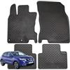W-Parts TAPPETI - TAPPETINI IN GOMMA 3D TPE NERI PER NISSAN Qashqai dal 2014 al 2021-J11