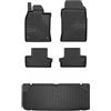 MOTOS Set di tappetini in gomma e tappetini per il bagagliaio per Mini One I 2001-2006 Migliorare il comfort di viaggio con tappetino antiscivolo auto 3D- tappetini per tutte le stagioni auto, protezi