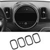 FDAIUN Per BMW MINI Cooper F60 Countryman ABS auto, cruscotto, bocchette di ventilazione per interni (fibra di carbonio nero)