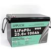 Generic Leisure Batteria，Batteria LiFePO4 24V 100Ah, batteria al litio ferro fosfato invece della batteria AGM per auto o batteria a ciclo profondo, adatto per impianti fotovoltaici, campeggio, ecc.
