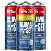 Clima Set CLIMASET - 3-In-1 R 1234yf Ricarica Aria Condizionata, Olio, Sigillante Perdite XL e 2x R1234yf XL - Kit di Ricarica Gas AC - Kit di Ricarica Aria Condizionata Auto