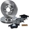 ATEC Germany Set freni asse anteriore incl. dischi freno Ø 280 mm ventilati + pastiglie freno anteriori Compatibile con OPEL ASTRA H, COMBO, CORSA C (X01), MERIVA A, MERIVA B (S10), ZAFIRA B (A05)