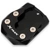 PSDKTMC Prolunga Cavalletto Laterale Per XMAX300 XMAX 300 X-MAX 300 X-MAX300 2023 2024 Moto Cavalletto Cavalletto Laterale Del Basamento Di Estensione Ingranditore Pad
