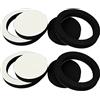 Chevnzev Speak Fast Rings - Set di 4 anelli in schiuma per auto da 16,5 cm, per sistemi di amplificazione delle spugne, blocchi bassi, set di anelli in schiuma per portiere dell'auto