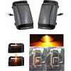 CARALL Kit Freccia Laterale a Led, Lente Fume Con Luce Dinamica e Arancione,Compatibile Con Peugeot Boxer Fiat Ducato III Citroen Relay II 6325H1