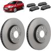 OP Kit dischi 256mm e pastiglie freno anteriori compatibile con Hyundai I20 II 2015+
