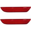 Generico Luce posteriore a LED rosso di ricambio per paraurti posteriore, indicatore di direzione e stop, strisce riflettenti sinistra e destra 265659650R 265605789R per Renault Clio MK4 (Sinistra+Destra)