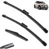 TOLUXY Tergicristallo Compatibile con Citroen C3 Aircross 2017-2020 26+16+7.5 Spazzole Tergicristallo Anteriore Posteriore Decespugliatore Accessori 2017 2018 2019 2020, Spazzola tergicristallo per tutte