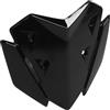 Generic Deflettori del Parabrezza del Parabrezza Motociclistico, Protezione Avanzata per Xmax 125 250 300, Design Elegante Guida Comoda, Materiale ABS Resistente (BLACK)