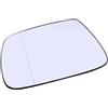 ZHANFEIS Per Jeep Per Grand Per Cherokee 2005 2006 2007 2008-2010 Lato Sinistro/destro Specchio Riscaldato Retrovisore In Vetro Vetro Specchio Retrovisore(White Left)