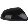 ERUEUBGRM Copertura dello specchietto retrovisore Calotta Specchietto Retrovisore Per Hyundai I10 2014 2015 2016 2017(Nero lucido R)