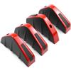 Lwaviwer Diffusore per paraurti posteriore inferiore dell'auto, accessori anti-crash, protezione per spoiler posteriore, splitter per paraurti posteriore, 4 pezzi