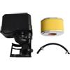 Homefurnishmall Per Honda Per GX160 Per GX200 Per GX140 Per GX120 168F Kit filtro aria con copertura per modelli da 5HP a 6HP progettato per compatibilità OEM e filtrazione dell'aria del motore efficace
