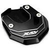VJUXGTLTX Per Honda X-ADV 750 (2017-2020) X-ADV 750 (2021-2026) Accessori Moto Portachiavi Cavalletto Laterale Cavalletto Ingranditore Cuscino Di Estensione(B 21-26 Black)