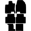 Kovvar Tappetini Auto adatti per Nissan Qashqai J10 2010-2014 - Versione: J10 | Qashqai+2 - Serie: Basic