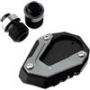 WGHPOSQTJ Pad Estensione Cavalletto Per Loncin Per Voge 300DS 300AC 300 R 300RR 500R 500DS 500 R 650DS 650 DS Moto Cavalletto Piede Laterale Del Basamento Pad Accessori Piastra
