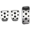 XVGUOYAN Copripedali Per Subaru Per Forester Per Impreza XV Per Forester SH SJ 2006-2018 Copertura Pedale Freno Dell'acceleratore Set Pedali Poggiapiedi(3Pcs MT)
