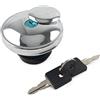 GZYF Serratura Tappo Gas Carburante con Chiavi per Harley Sportster 883 1986-2019, CROMATO